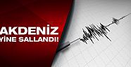 Antalya Körfezi açıklarında 4.0 büyüklüğünde deprem meydana geldi
