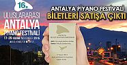 Antalya Piyano Festivali biletleri satışa çıktı