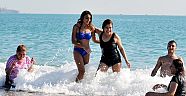 Antalya’ya yaz geri geldi