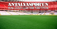 Antalyaspor'un yeni stadı elektrik üretiyor