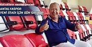 Antalyaspor yeni stadı için gün sayıyor