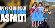Artık okula çamurlu yoldan gitmeyecekler 