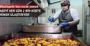 Aşevi her gün  2 bin kişiye yemek ulaştırıyor