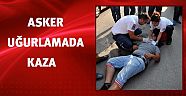 Asker uğurlamada kaza