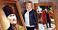 Atatürk’ü tuvalde yaşatıyor