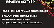 AÜ’de firmalara ücretsiz eğitim      