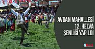 Avdan Mahallesi 12. Helva Şenliği yapıldı