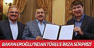 Bakan Eroğlu Tünektepe Projesi’nin önünü açan imzayı 2 dakikada attı