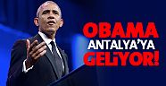 Barack Obama G20 için Antalya'ya geliyor