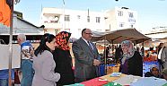 Barut pazar esnafını dinledi