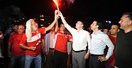 Başkan Türel Antalyaspor için meşale yaktı