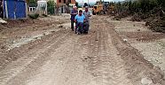 Belediyeden yol çalışması