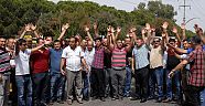 Belek’te korsan taksi eylemi