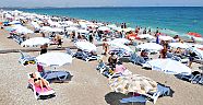 Bir aydaki kayıp bilançosu 1100 şezlong ve 535 şemsiye