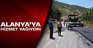 Büyükşehir, Alanya'da asfaltsız yol bırakmıyor