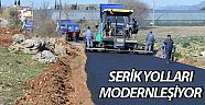 Büyükşehir grup yollarını sıcak asfaltla kaplamaya devam ediyor