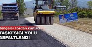 Büyükşehir Belediyesi Korkuteli Taşkesiği yolunu asfaltladı