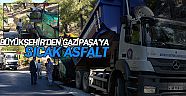 Büyükşehir’den Gazipaşa’ya sıcak asfalt