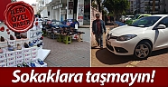 Büyükşehir, kaldırımları işgal eden esnaf ve sürücüler ile mücadele ediyor 