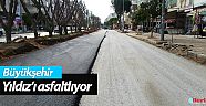 Büyükşehir Yıldız’ı asfaltlıyor 