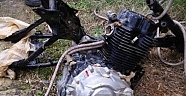 Çalınan motosikletin parçaları su kuyusundan çıktı