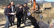 Çalışmaları yerinde inceledi