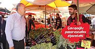 Çavuşoğlu pazar esnafını ziyaret etti (Videolu)