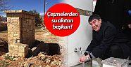 Çeşmelerden su akıtan başkan 