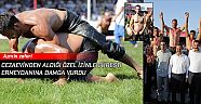 Cezaevinden aldığı özel izinle güreşti ermeydanına damga vurdu