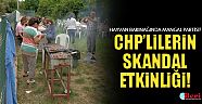CHP'liler hayvan barınağında mangal şöleni yaptılar!