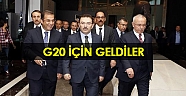 Cumhurbaşkanlığı Genel Sekreteri ve İçişleri Bakanı G20 bölgesinde