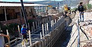 Demre'de yağmur suyu çalışmaları
