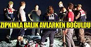 Denizde zıpkınla balık avlarken boğuldu