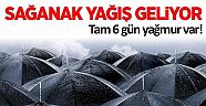 Dikkat! Sağanak yağış geliyor