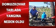 Domuzkovar tarlada yangına neden oldu
