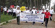 Döşemealtı sağlık için yürüdü