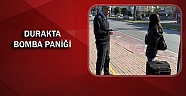 Durağa bırakılan valiz, polisi alarma geçirdi