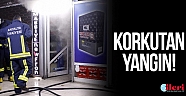Elektronik cihaz satan dükkanda yangın çıktı!