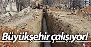 Elmalı’ya içme suyu ve yol çalışması 