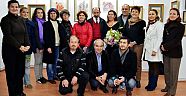 Emekli öğretmenden sergi