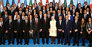 Erdoğan, G20'de görev alan personeli ile hatıra fotoğrafı çektirdi