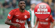 ETO’o’dan Antalyaspor’a 14 puan