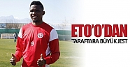 Eto'o'dan taraftara büyük jest