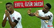 Eto'o özür diledi!
