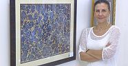 Evren Kakan’ın Ebru  sergisi büyük ilgi gördü