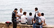 Falez bandında güvenlik kontrolü