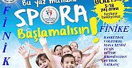 Finike de ücretsiz yaz spor okulu