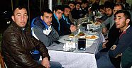 Futbolculara moral yemeği