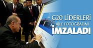 G20 liderleri aile fotoğrafını imzaladı