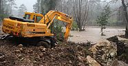 GATAB yağmur da tıkanan büzleri açtı